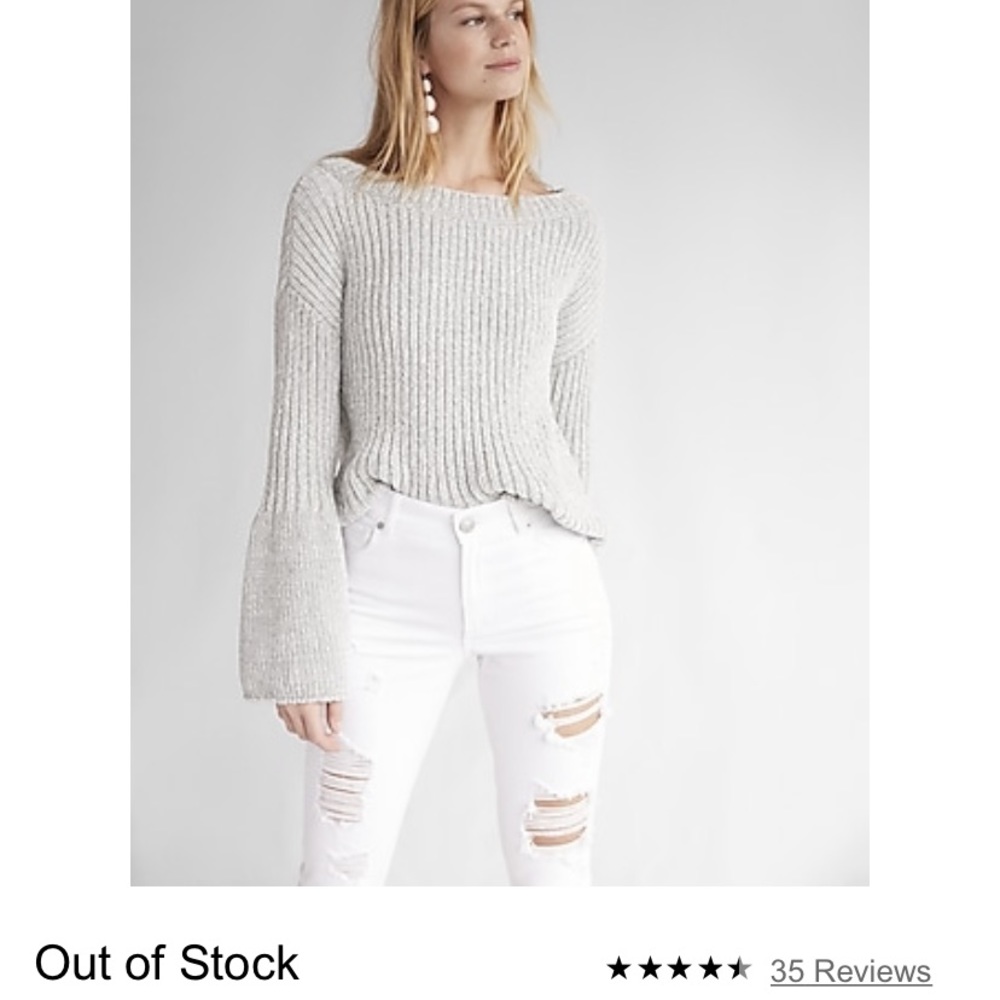 Plush flare sleeve top